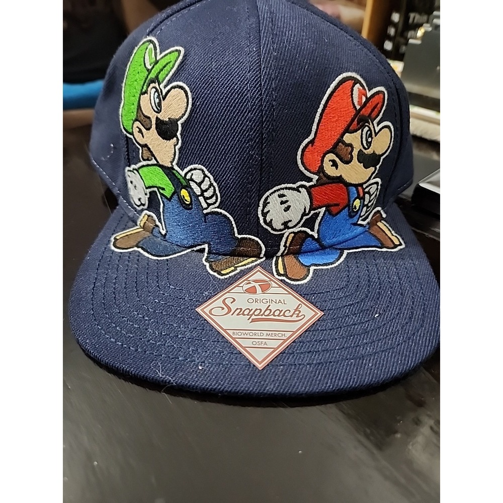 Super‎ Mario Brothers Youth Snapback Hat Cap 2013